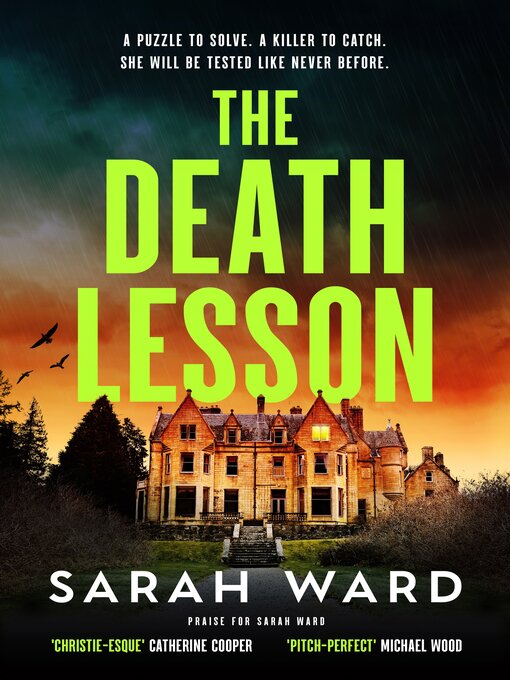 Title details for The Death Lesson by Sarah Ward - Wait list